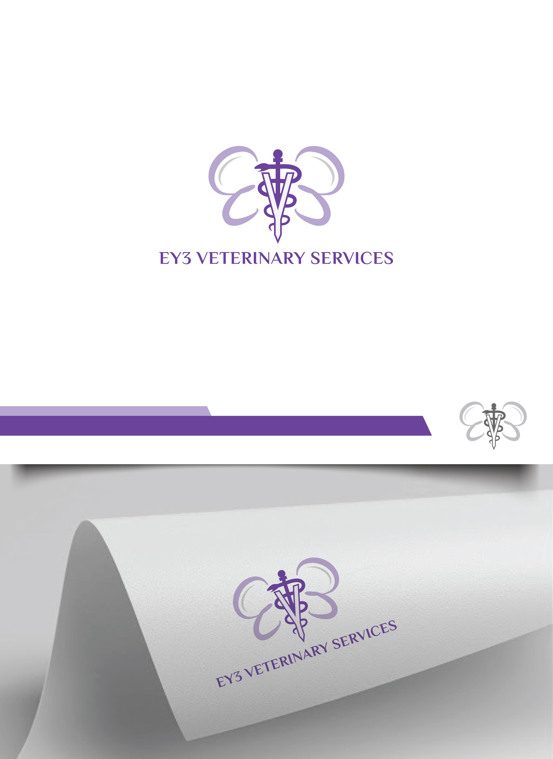 Design de Logo par Fat Bat Man pour EY3 Veterinary Services | Design #27086923