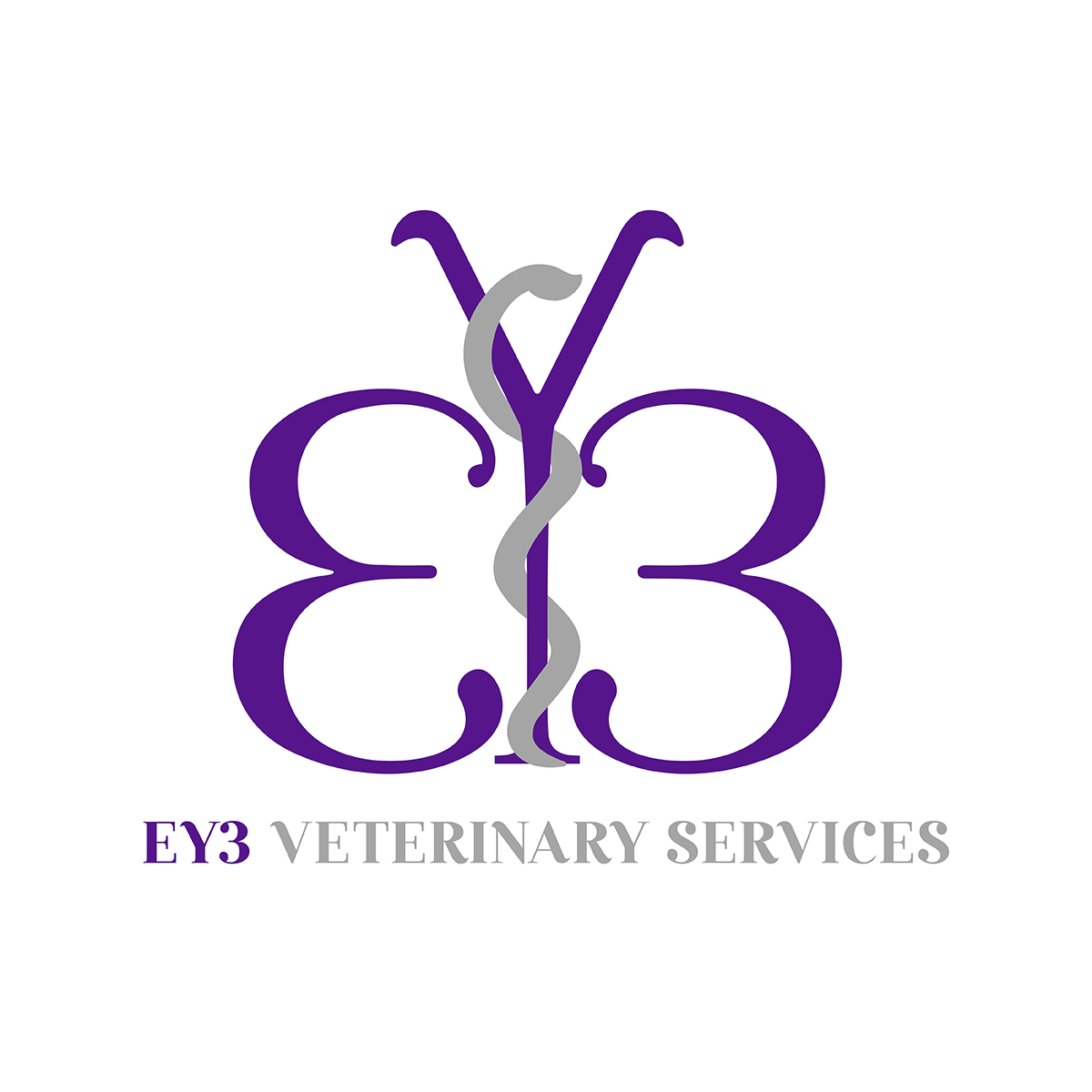 Logo Design by Kamu for EY3 Veterinary Services | Design #27117374