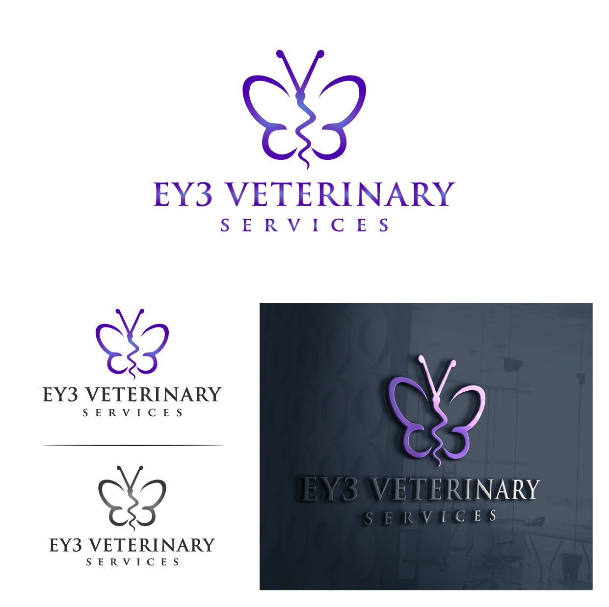 Logo-Design von ashantha für EY3 Veterinary Services | Design #27138294