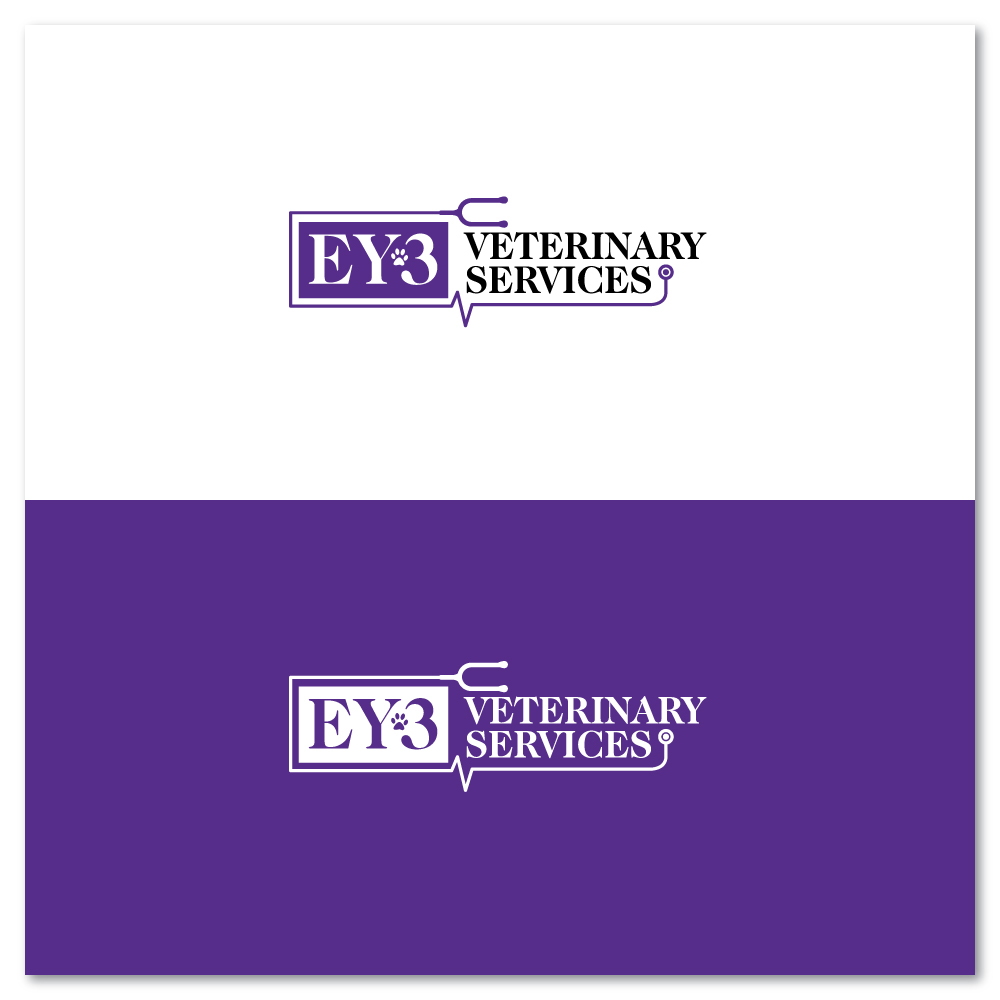 Logo-Design von Sujit Banerjee für EY3 Veterinary Services | Design #27088201