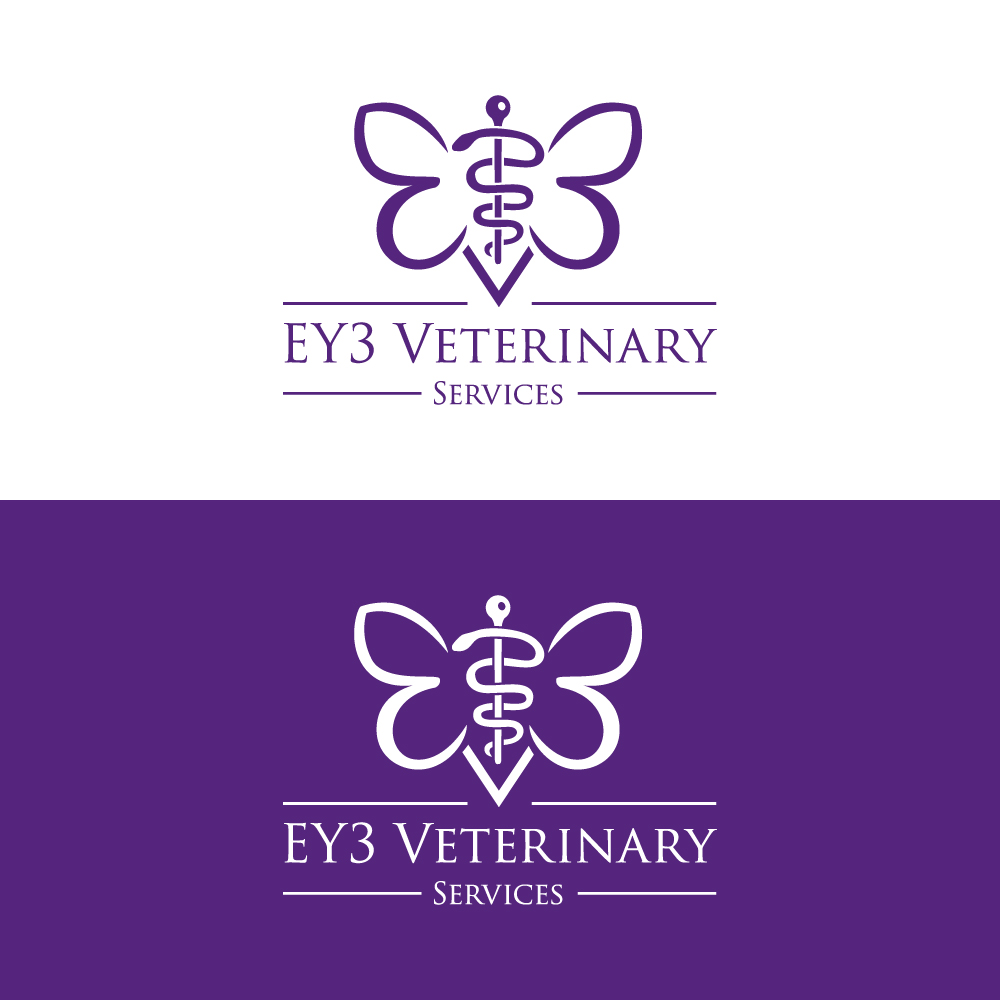 Logo-Design von Sujit Banerjee für EY3 Veterinary Services | Design #27088202