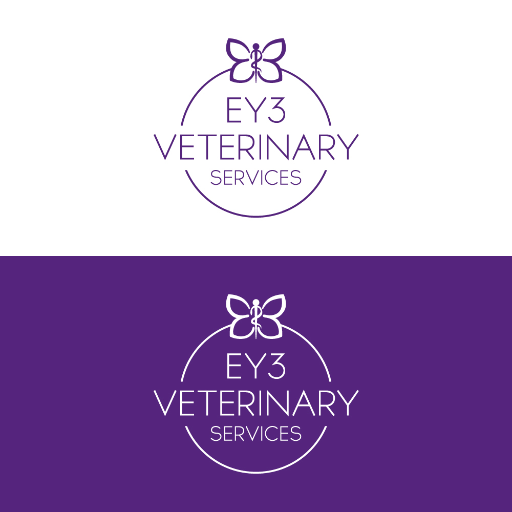 Logo-Design von Sujit Banerjee für EY3 Veterinary Services | Design #27088203