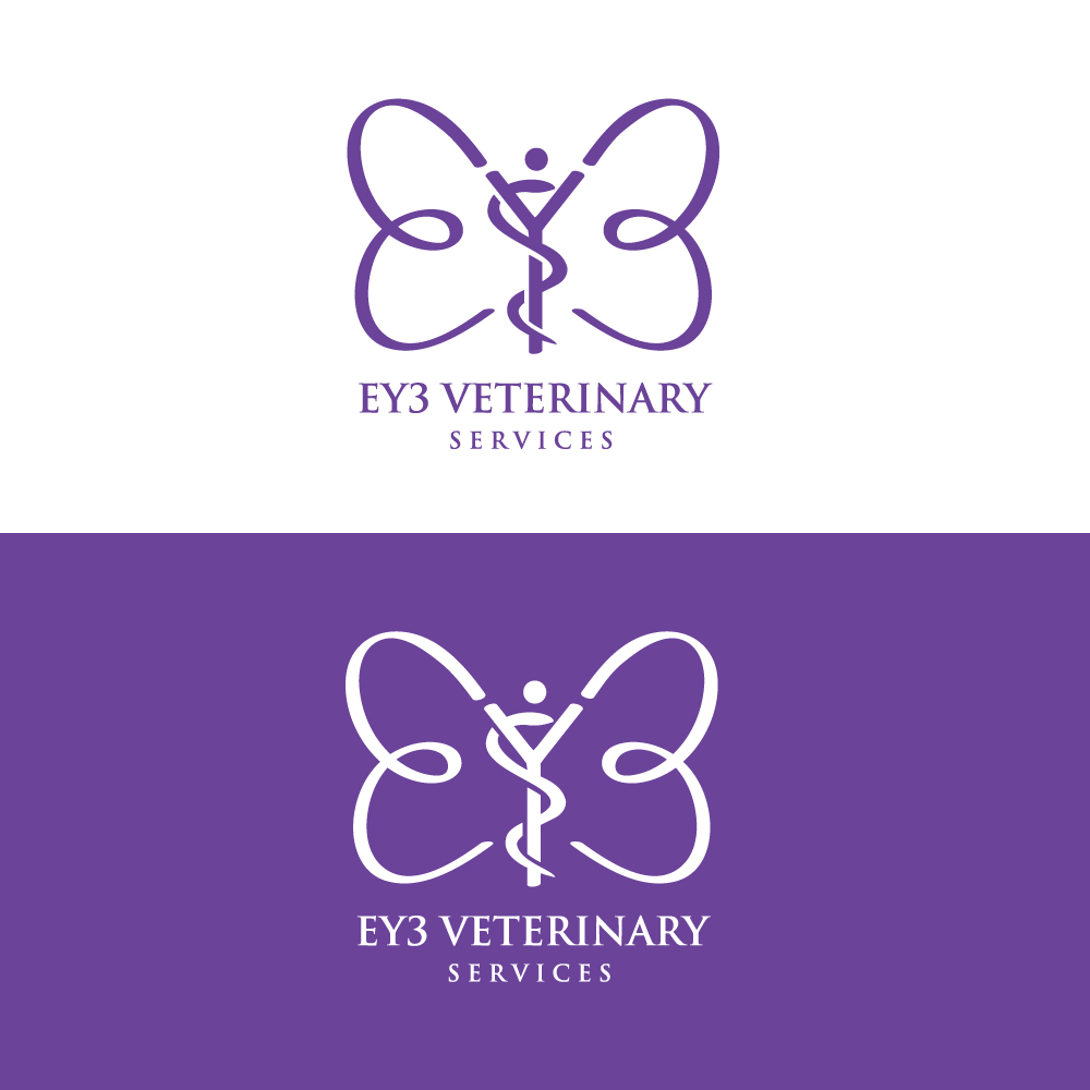 Logo-Design von Sujit Banerjee für EY3 Veterinary Services | Design #27088204