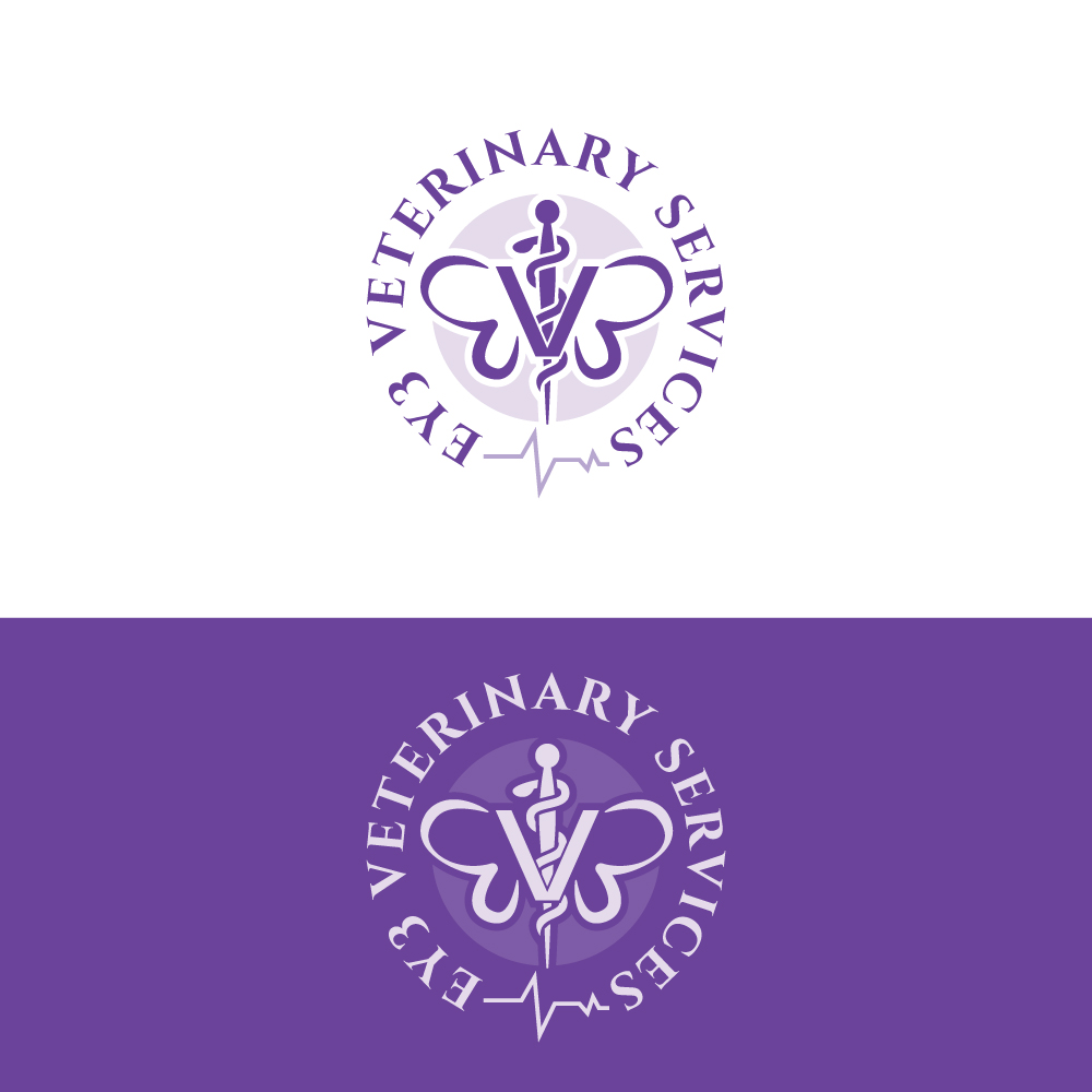 Logo-Design von Sujit Banerjee für EY3 Veterinary Services | Design #27088205