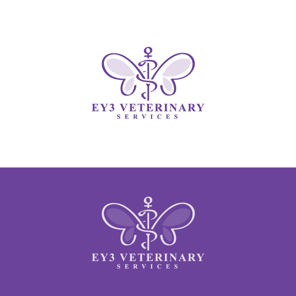 Logo-Design von Sujit Banerjee für EY3 Veterinary Services | Design #27088206