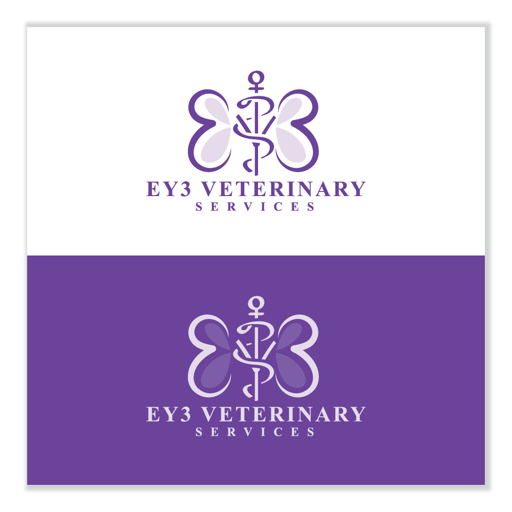 Diseño de Logo por Sujit Banerjee para EY3 Veterinary Services | Diseño #27106464