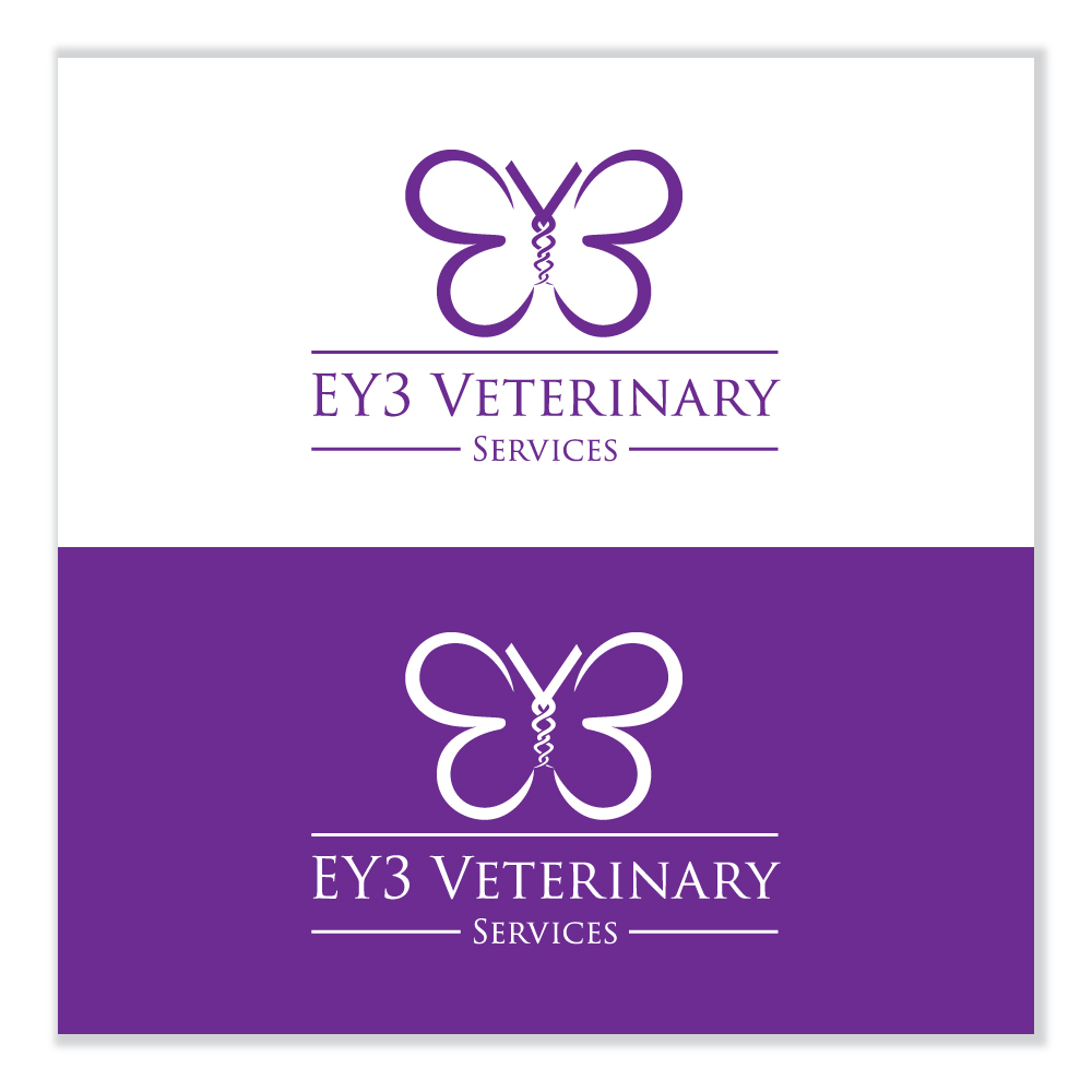 Logo-Design von Sujit Banerjee für EY3 Veterinary Services | Design #27124679
