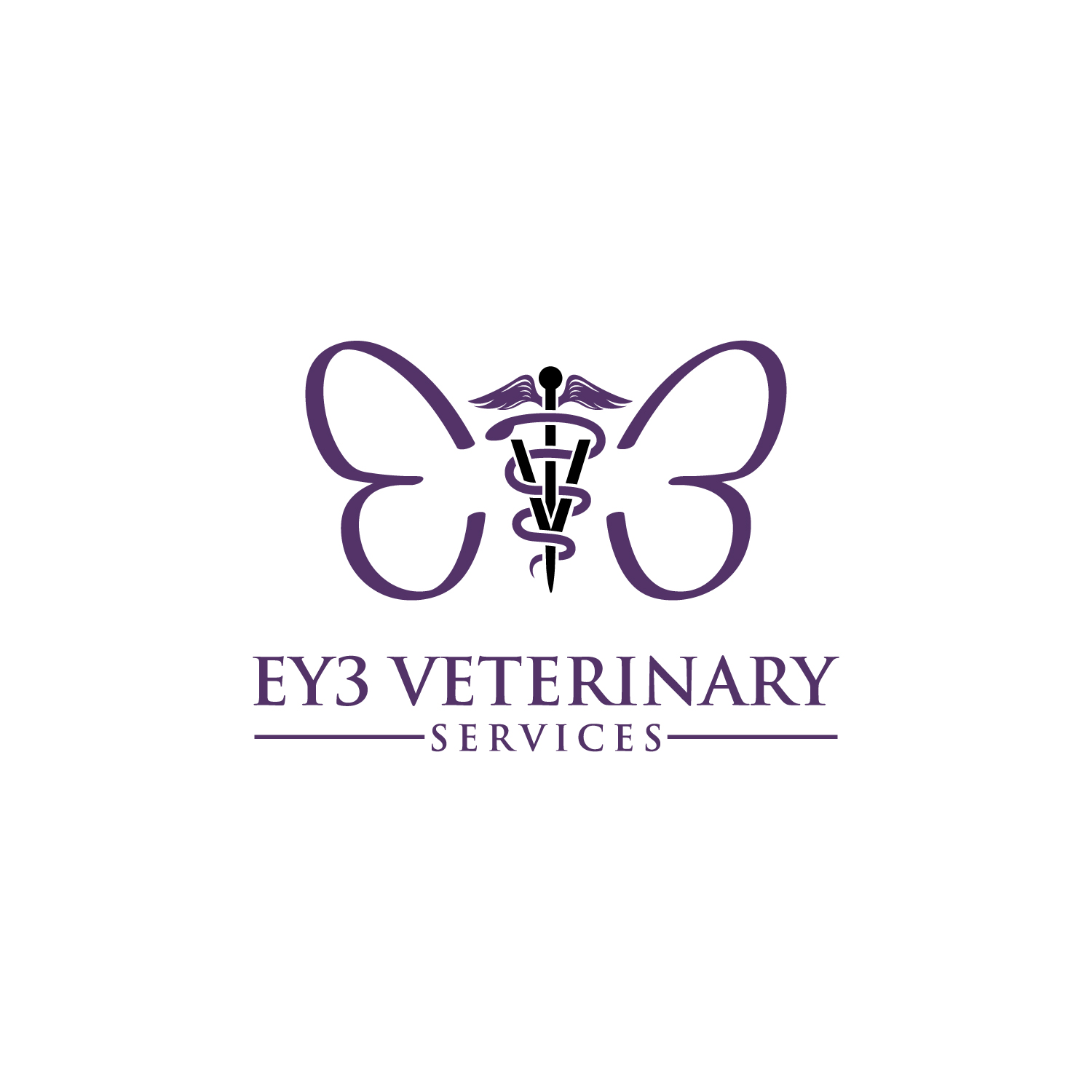Logo-Design von LAXMI DESIGNHUB für EY3 Veterinary Services | Design #27086523