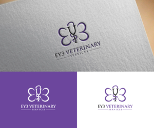 Diseño de Logo por Hendy April para EY3 Veterinary Services | Diseño: #27091284