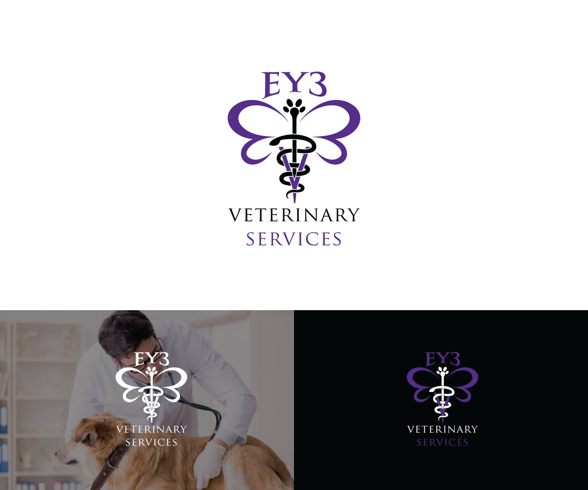 Logo Design by Iris 3 for EY3 Veterinary Services | Design #27086779