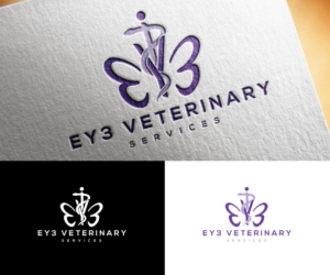 Diseño de Logo por step forward 2 para EY3 Veterinary Services | Diseño: #27090780
