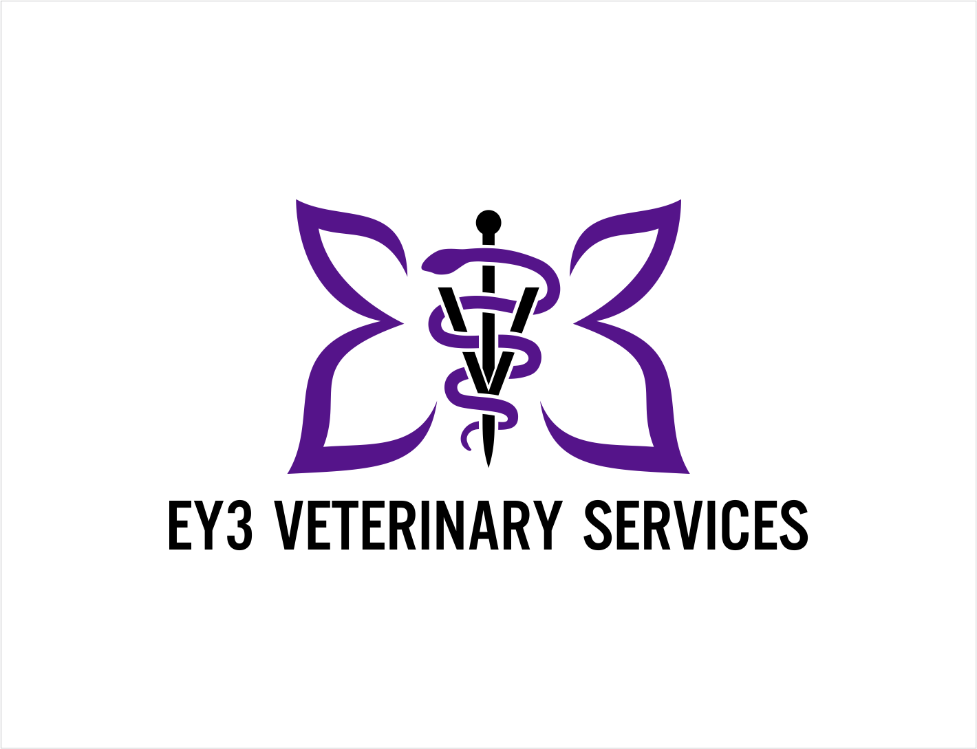 Logo Design by BNdesigner for EY3 Veterinary Services | Design #27093972