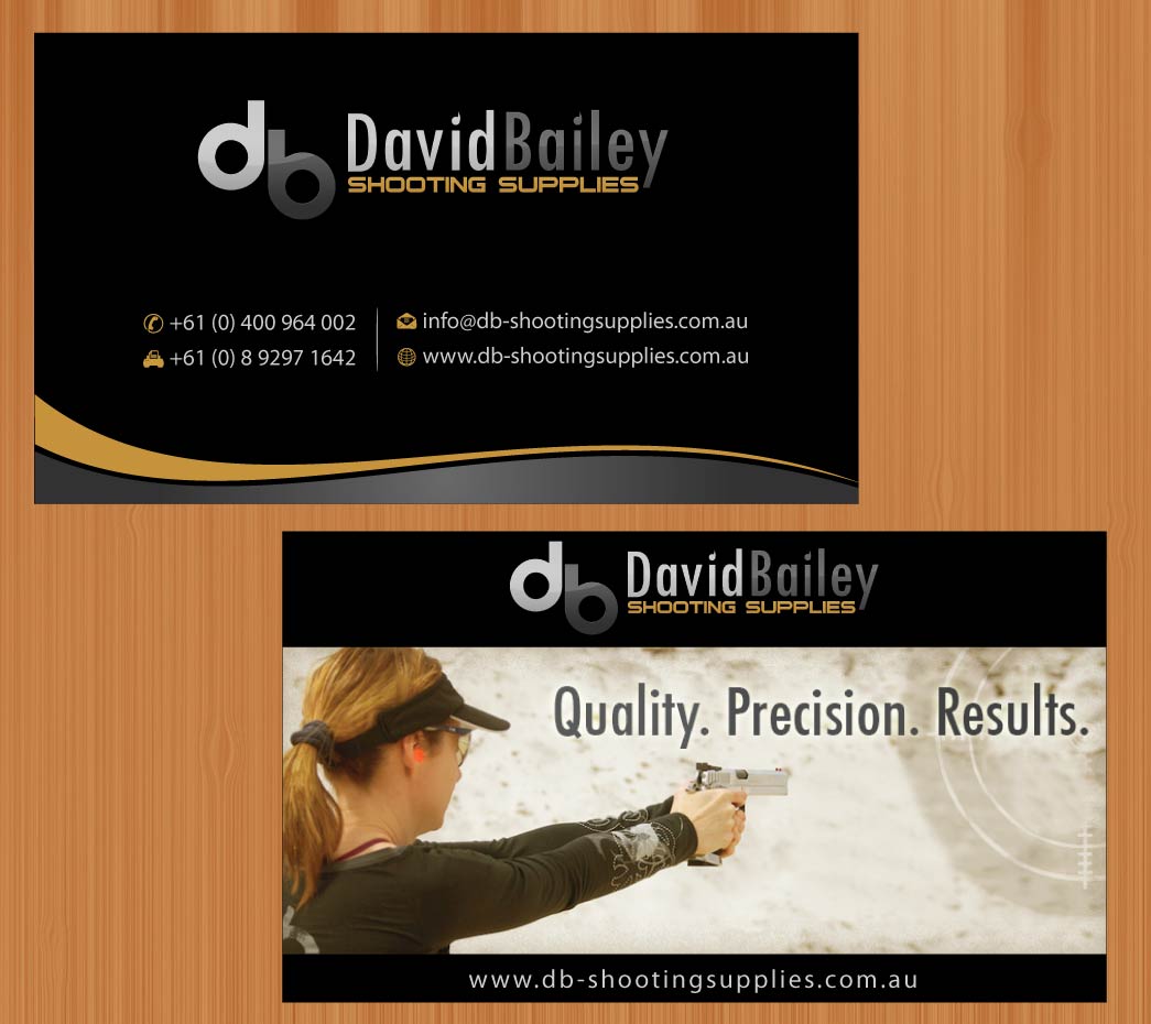 Visitenkarten-Design von Sbss für David Bailey Enterprises  | Design #3076688