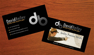 Design de Carte de Visite par Sbss pour David Bailey Enterprises  | Design : #3076796