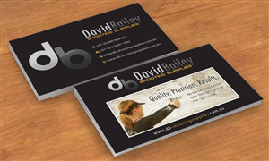 Design de Carte de Visite par Sbss pour David Bailey Enterprises  | Design : #3076797