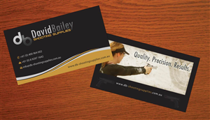 Diseño de Tarjeta de Presentación por Sbss para David Bailey Enterprises  | Diseño: #3076843