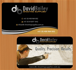 Business Card Design by Sbss for David Bailey Enterprises  | Design: #3076933