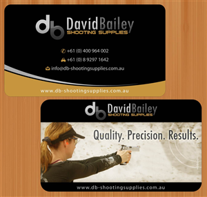 Business Card Design by Sbss for David Bailey Enterprises  | Design: #3076957