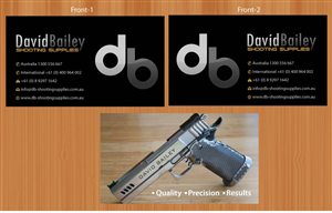 Shooting Supplies Business Card and Website Homepage Banner | Design de Carte de Visite par Sbss