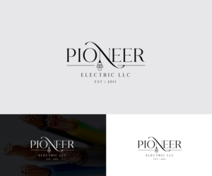 Pioneer Electric LLC | Diseño de Logo por step forward 2