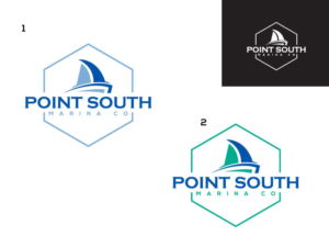 Point South Marina Co | Diseño de Logo por MagicMan 3
