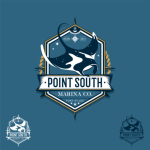 Point South Marina Co | Logo-Design von Christopher.Min