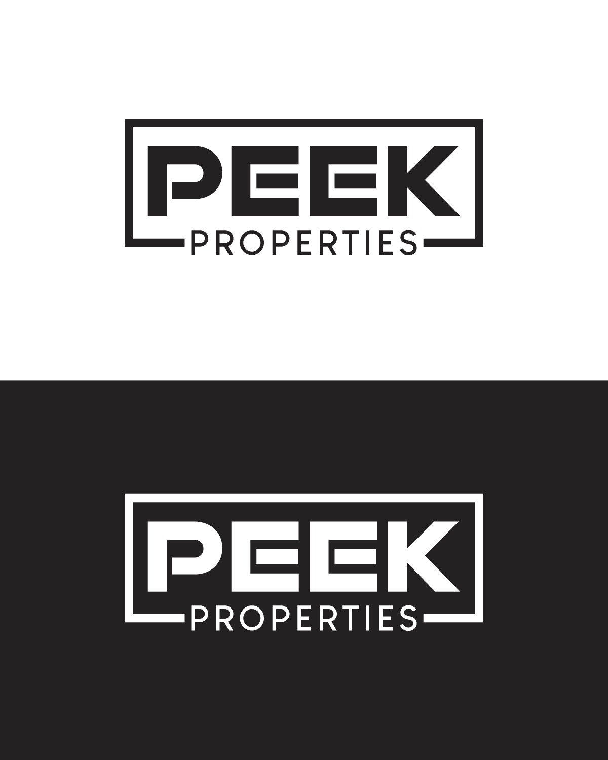 Logo Design by Rueell Artss for PEEK Properties | Design #27120850