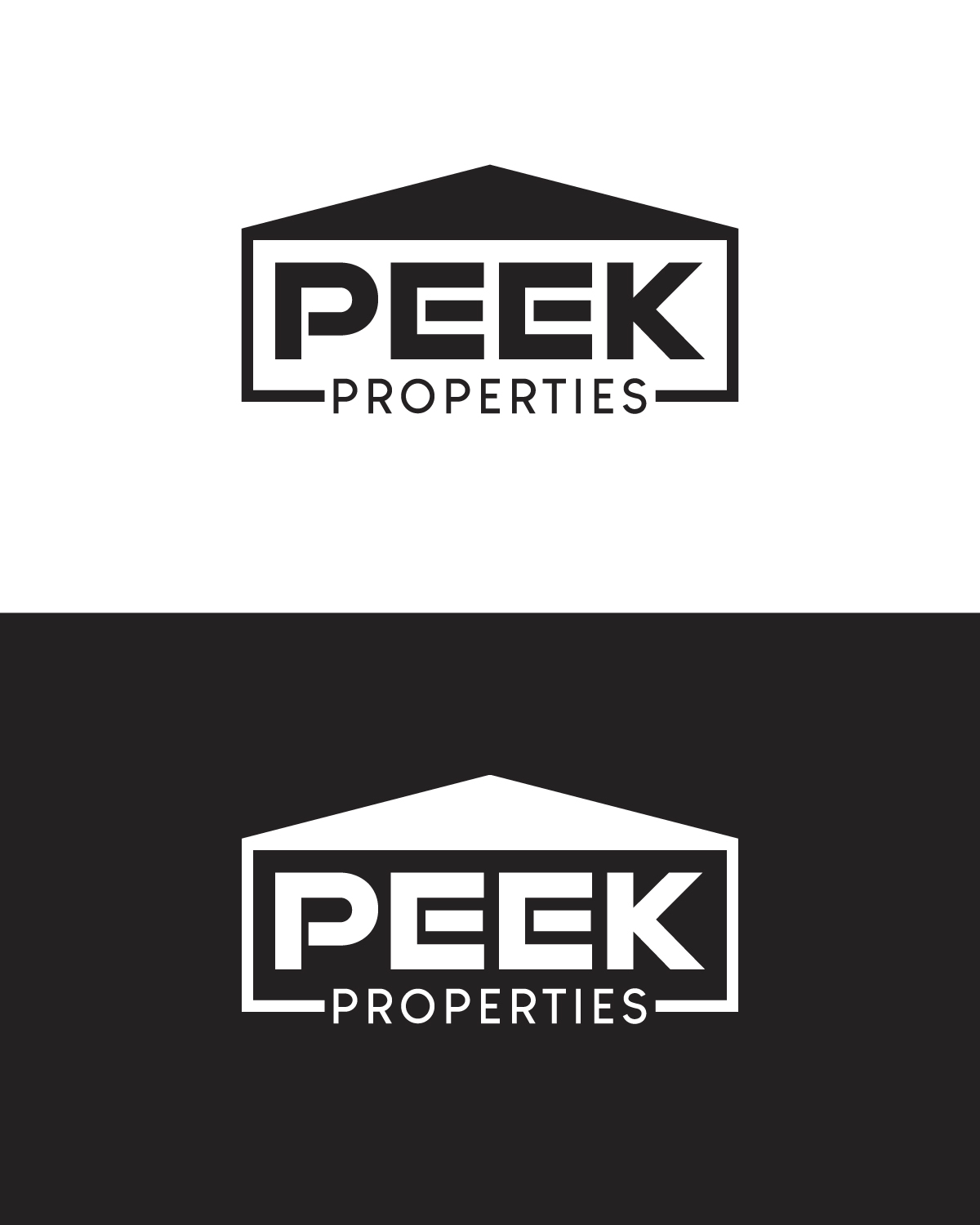 Logo Design by Rueell Artss for PEEK Properties | Design #27120870