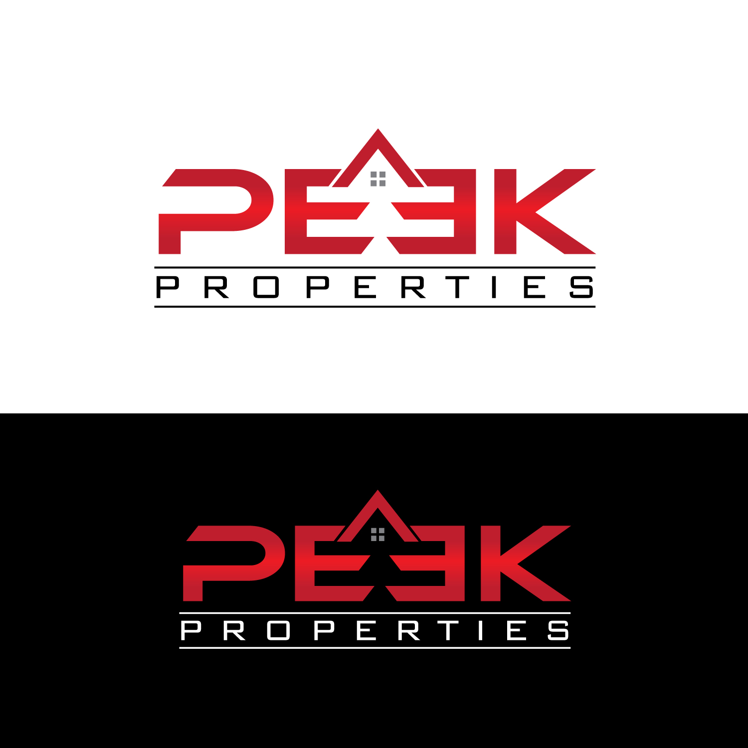 Logo-Design von GODDREAMCREATION für PEEK Properties | Design #27121841