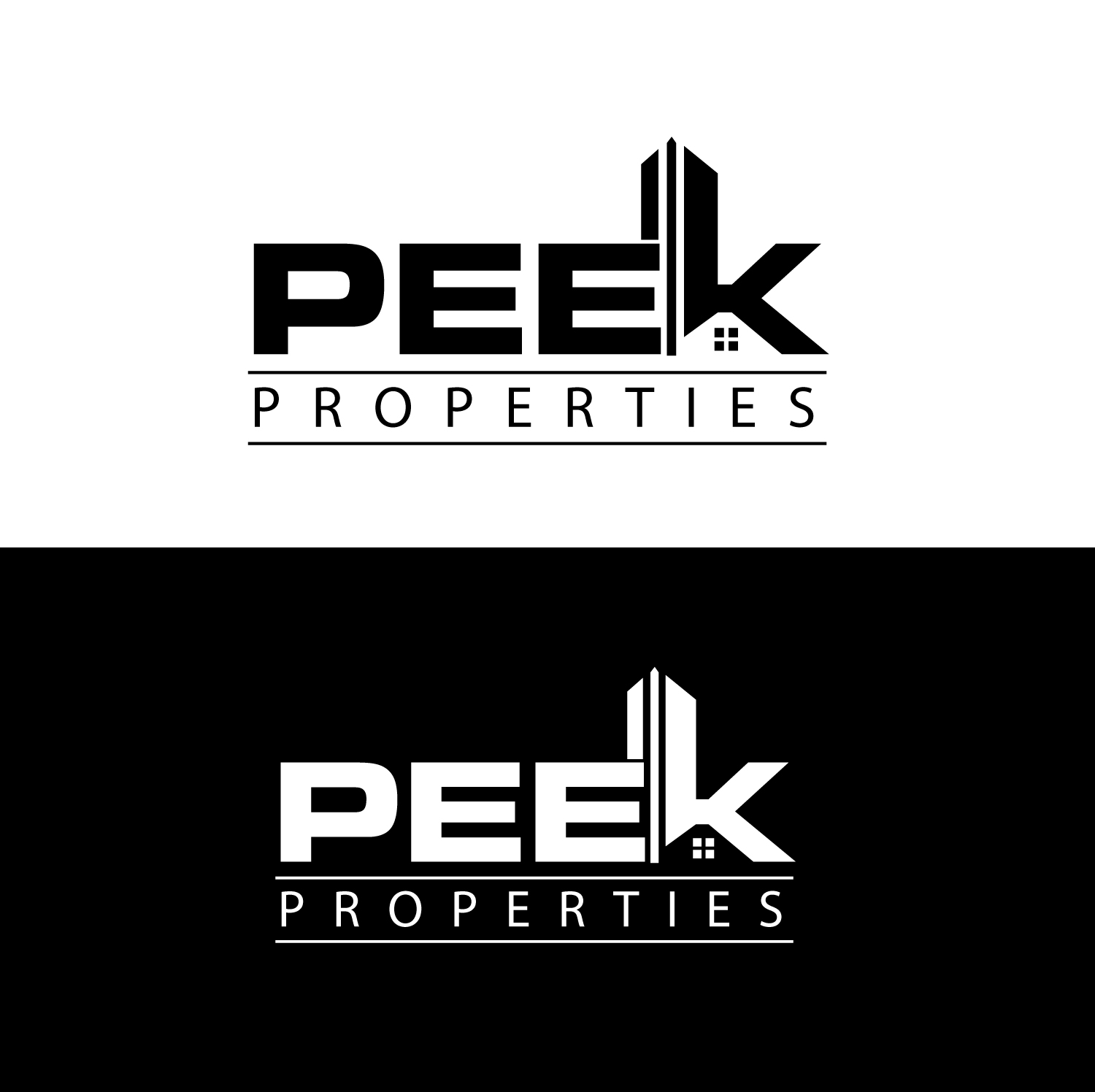 Logo Design by GODDREAMCREATION for PEEK Properties | Design #27121842