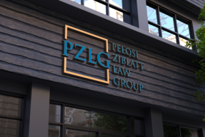 PZLG Pelosi Ziblatt Law Group | Logo Design by rimu