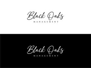 Black Oaks Management | Logo Design by Atvento Graphics