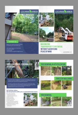 Tree Service Real Estate Literature | Diseño de Brochure por ecorokerz