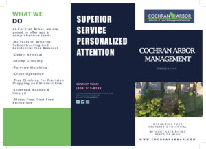 Brochure Design by Sandip 6 for Cochran Arbor Management | Design: #27116684