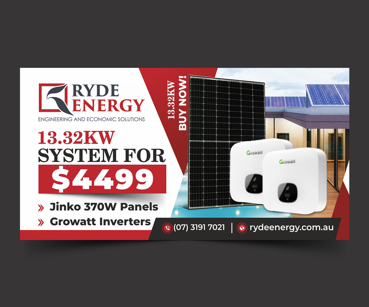 Banner Ad Design by **Rose** for Ryde Energy | Design #27103956