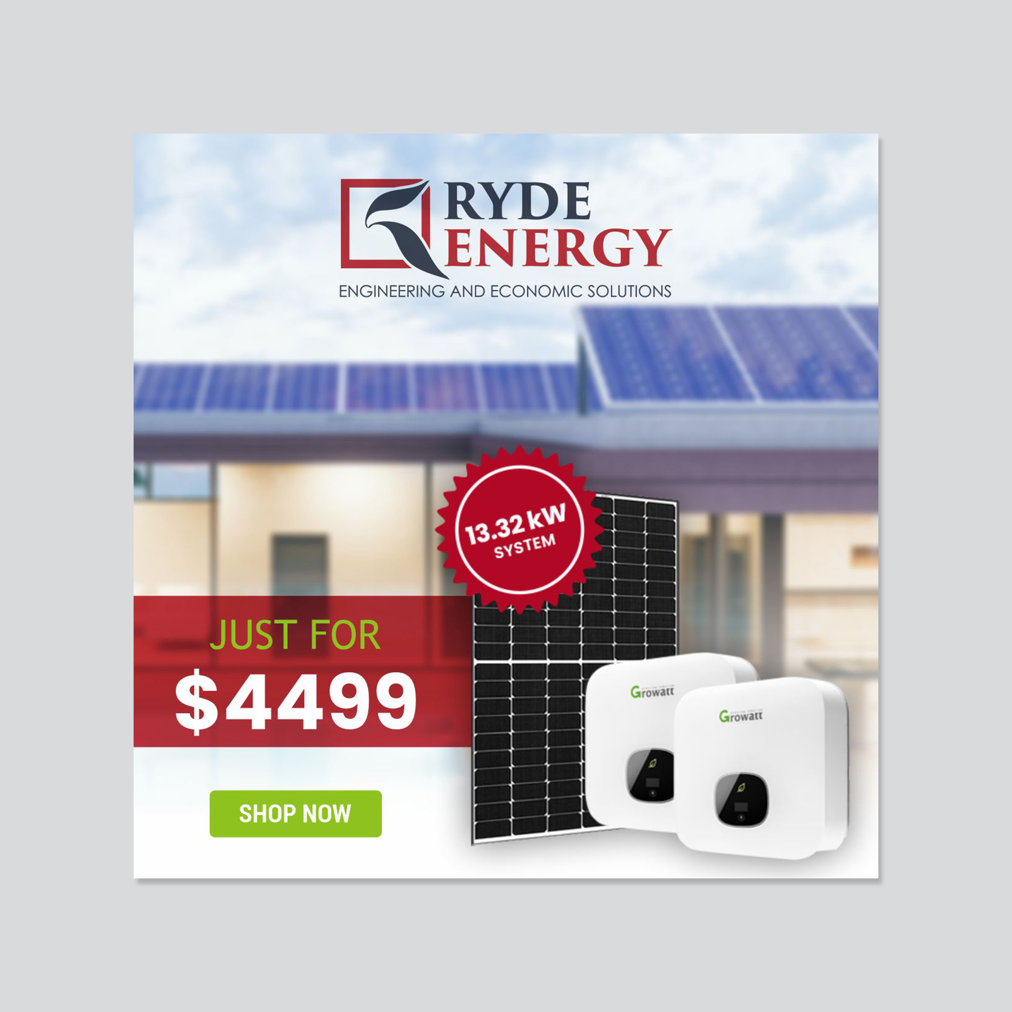 Design de Bannière  par Fat Bat Man pour Ryde Energy | Design #27092062