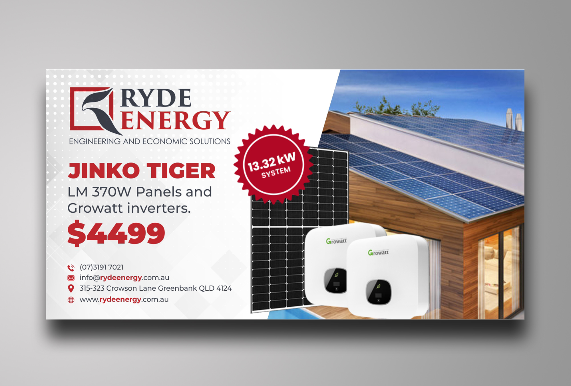 Design de Bannière  par Fat Bat Man pour Ryde Energy | Design #27101825