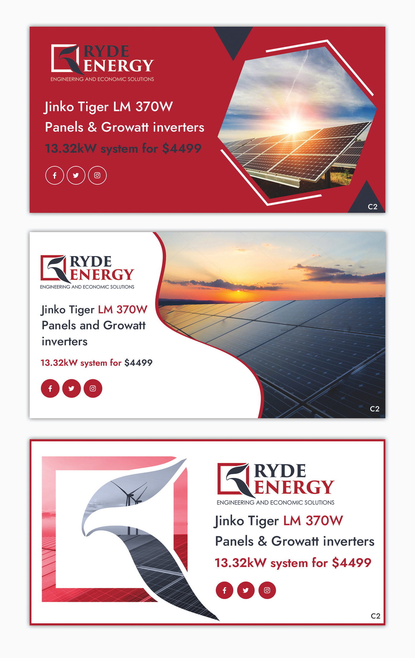 Banner Ad Design by pb for Ryde Energy | Design #27093944