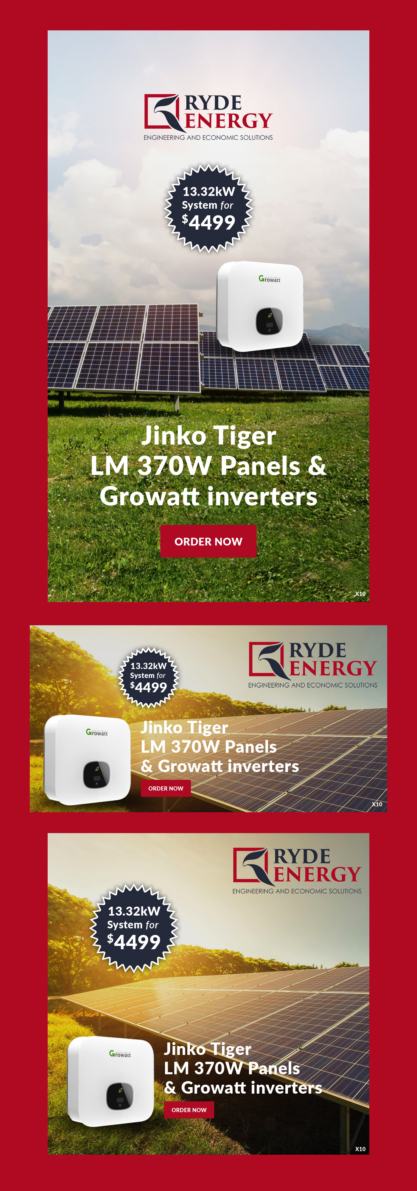 Banner Ad Design by pb for Ryde Energy | Design #27093959