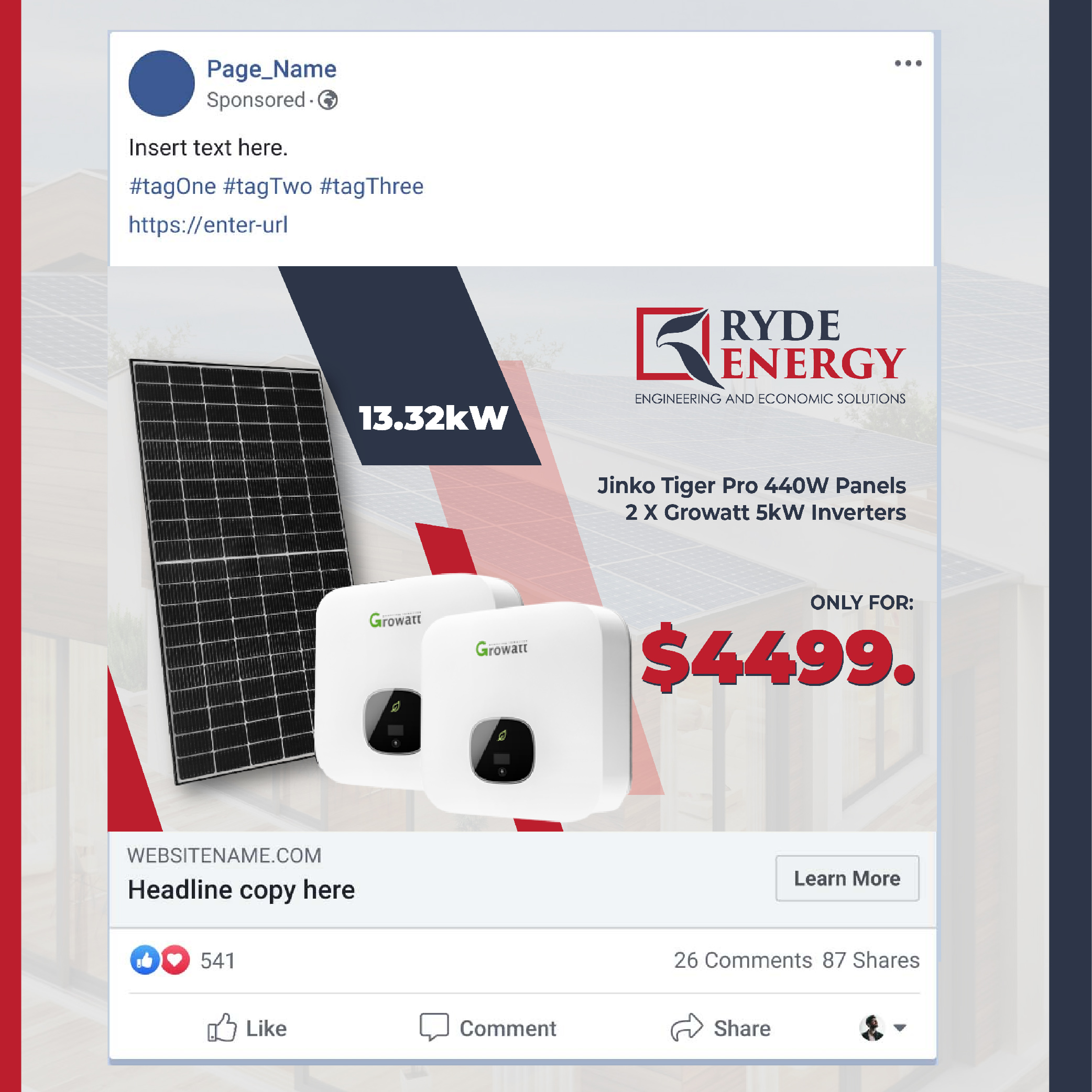 Banner Ad Design by Creative254 for Ryde Energy | Design #27101987