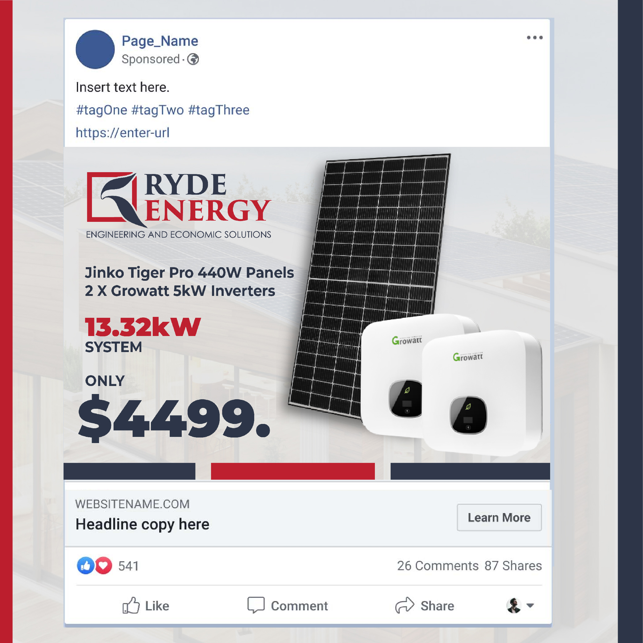 Banner Ad Design by Creative254 for Ryde Energy | Design #27101996