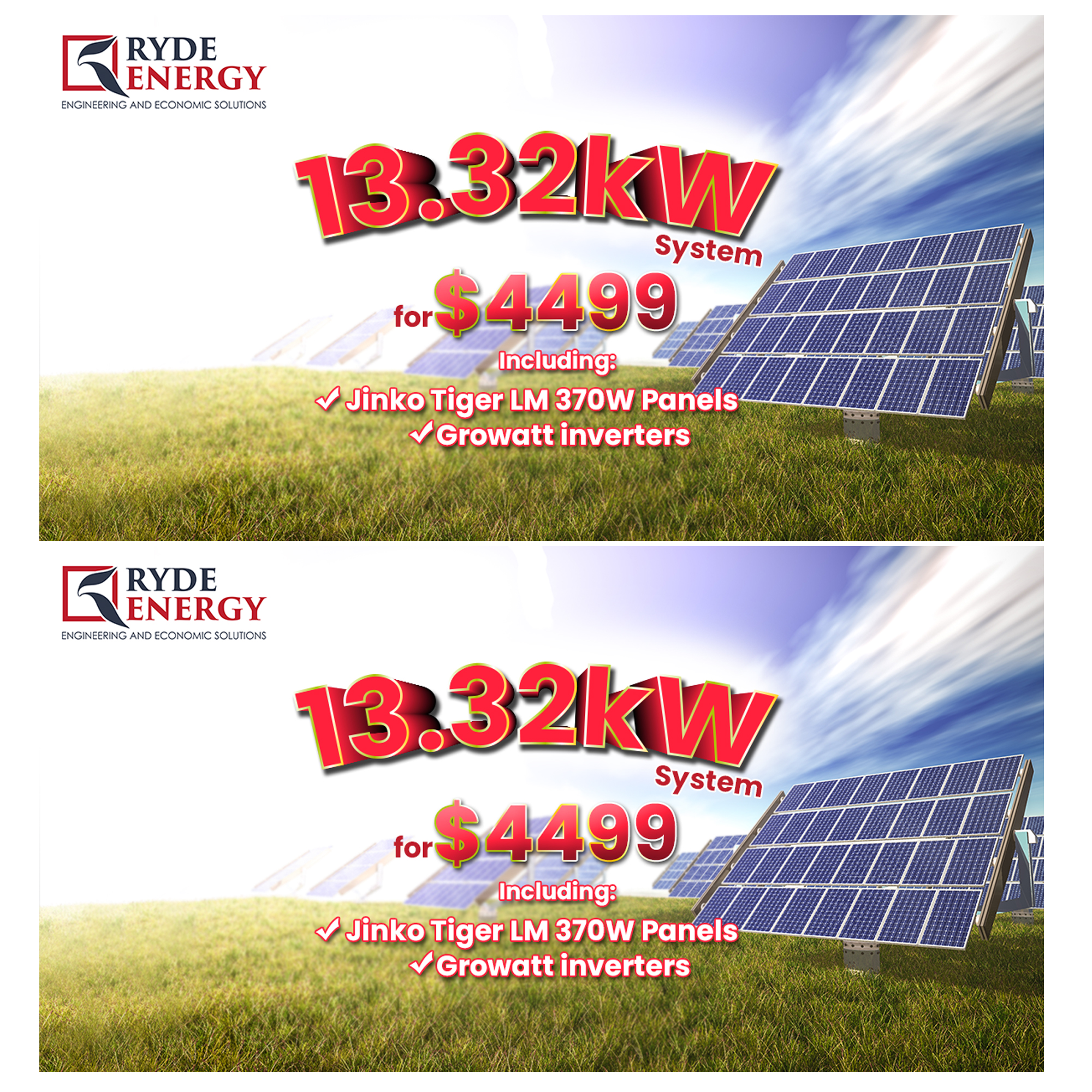 Banner Ad Design by Ong for Ryde Energy | Design #27090396