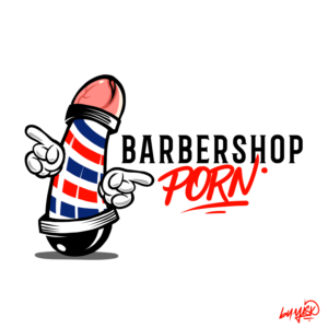 Barbershop Porn | Logo Design by El Yisk 2