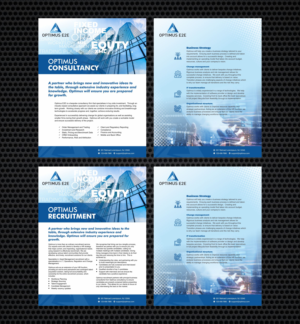 Sales presentation introduction for Finance and Tech firms | Design de Flyer par nng
