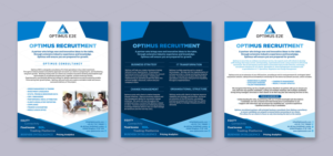 Sales presentation introduction for Finance and Tech firms | Design de Flyer par DA.