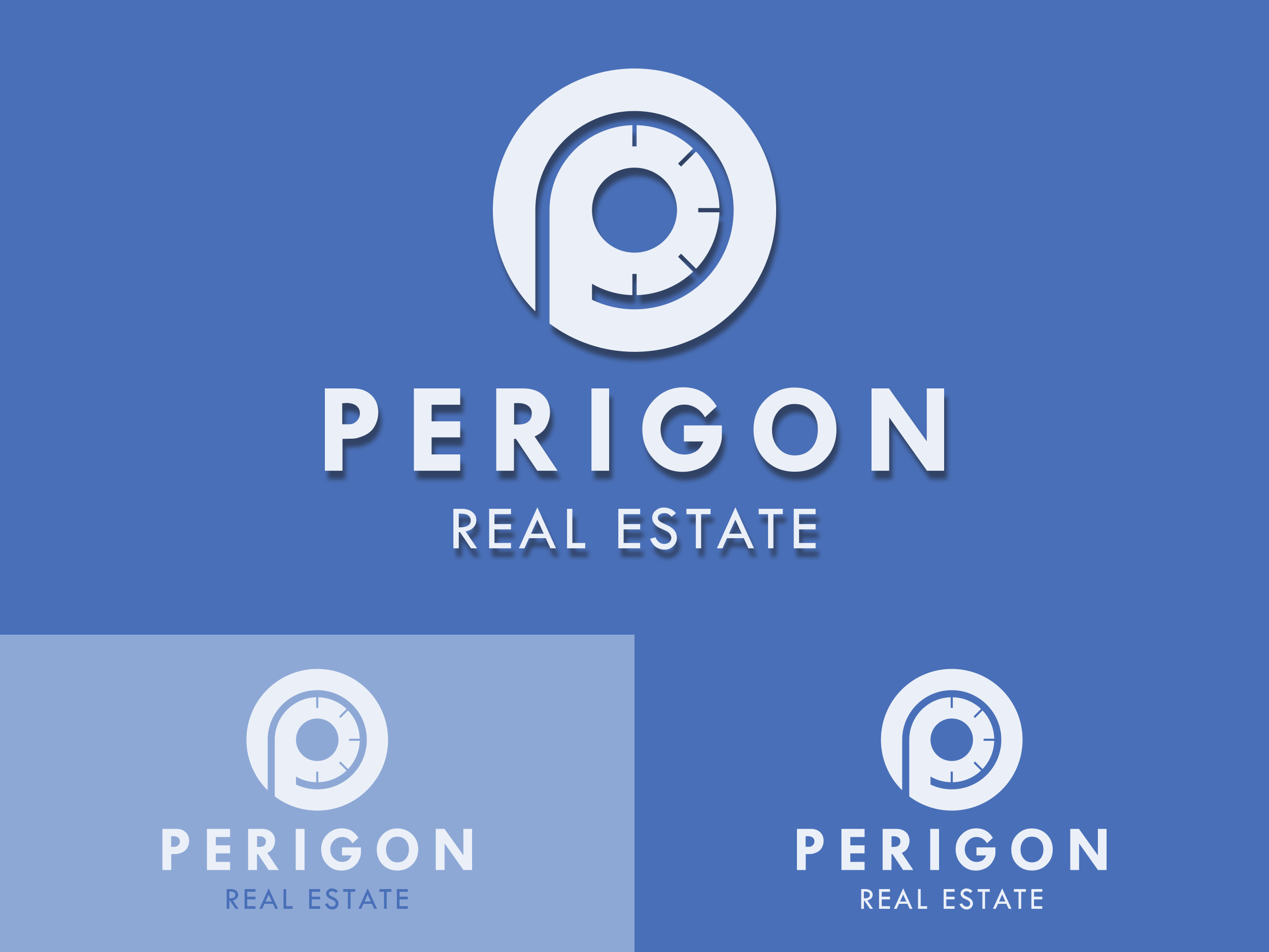 Logo Design by Mclickster Designs for Perigon Real Estate | Design #27094566