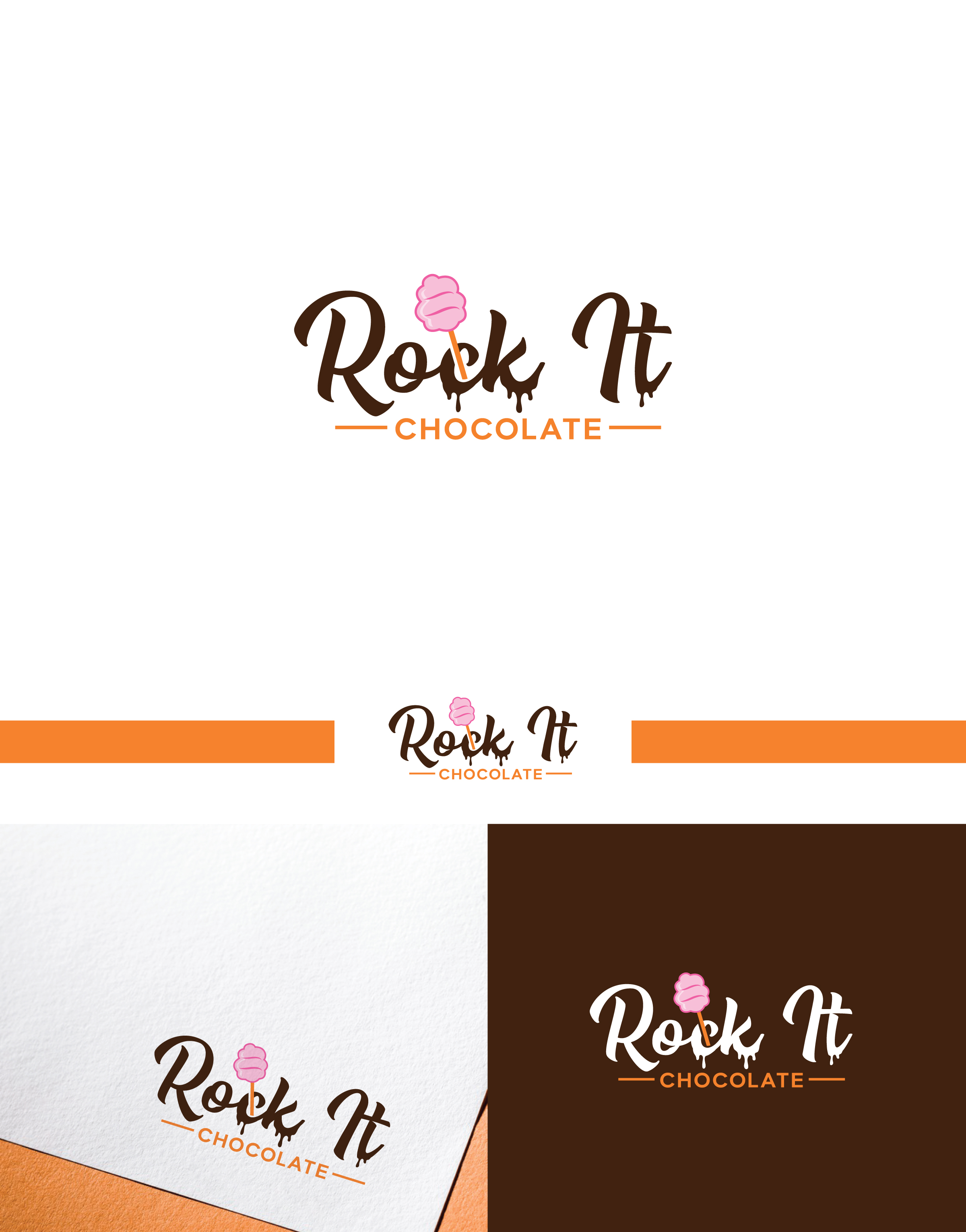 Logo Design by ecorokerz for Rock It Chocolate | Design #27097072