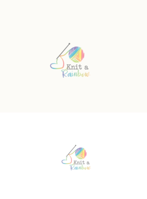 Knit A Rainbow | Logo Design by Nalanr cvn