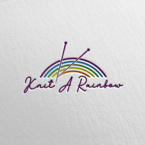 Knit A Rainbow | Logo Design by SteffySummer
