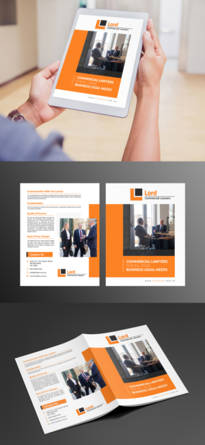 Lord Commercial LAwyers Brochure  | Flyer-Design von ecorokerz